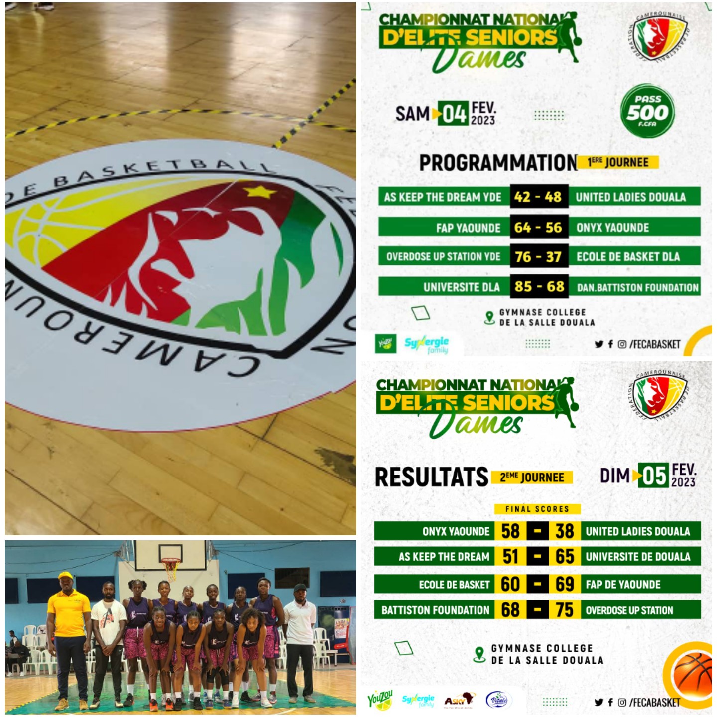 You are currently viewing Cameroun/Championnat de basket dame 2023: C’est lancé, Bon départ pour Université de Douala!